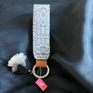Simply Southern Snake Print Key Holder with Tassel